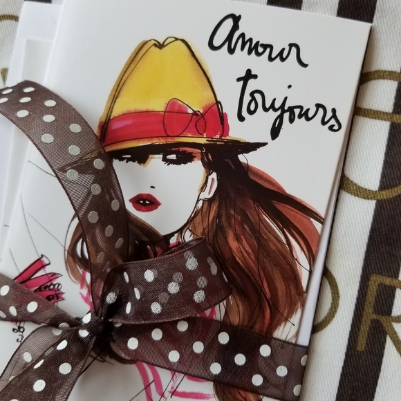 ❗Henri Bendel Illustrator Izak Zenou Bendel Girl Notecards and Envelope Set❗ - Picture 3 of 3